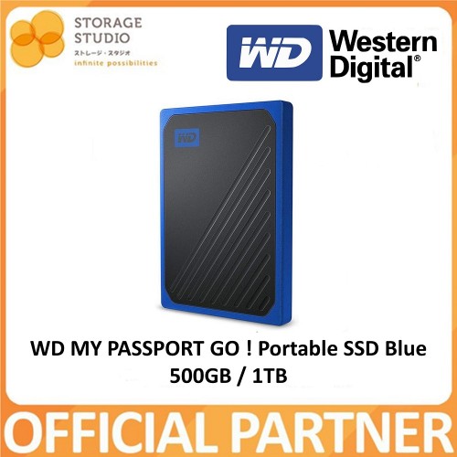 WD My Passport Go Portable SSD Blue